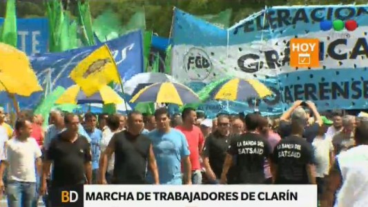 Nueva marcha de los trabajadores de Artes Gráficas Ríoplatense