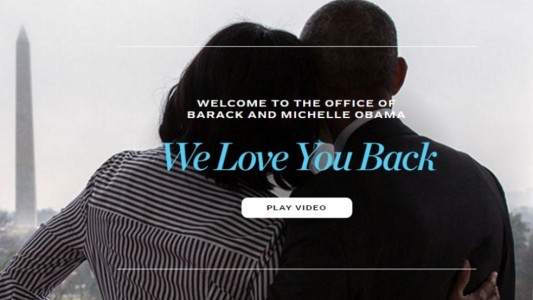 Los Obama estrenan web propia y ponen en marcha su nueva oficina en Washington