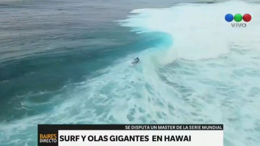 Olas gigantes para el surf en Hawaii