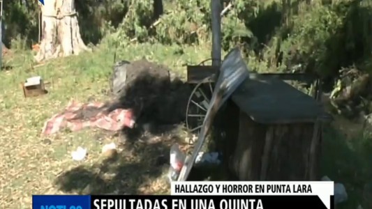 Hallaron enterradas a madre y su hija en una quinta de Punta Lara