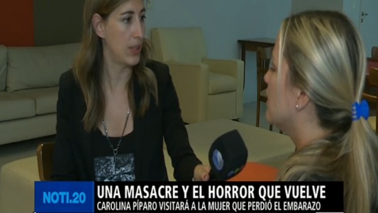 Carolina Píparo y los recuerdos del horror
