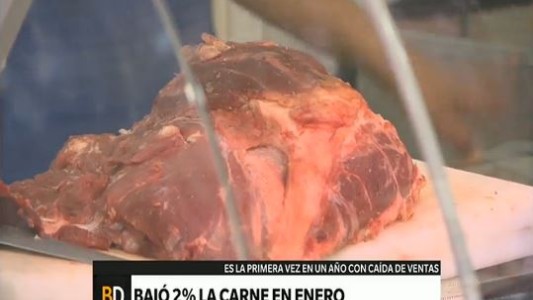 Bajó 2% la carne en enero