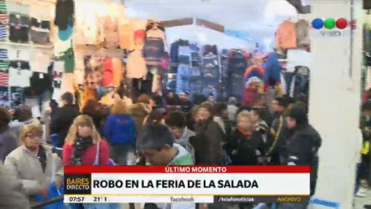 Robo en la feria de La Salada