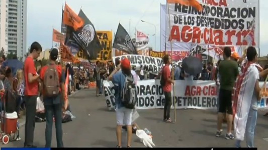 Protesta de trabajadores gráficos