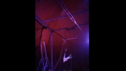 Una trapecista de 16 años está grave tras caer desde 12 metros en plena función