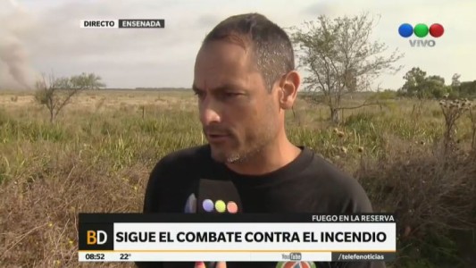 "Los bomberos evaluaron la situación durante toda la noche"