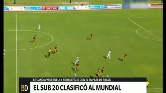 Brasil no pudo con Colombia y Argentina clasificó al Mundial Sub 20