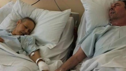La foto de un matrimonio con cáncer terminal que conmovió a Inglaterra