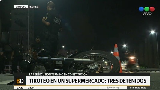 Tiroteo en un supermercado chino, con el dueño herido y tres detenidos