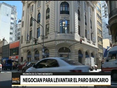 Negociaciones para que se levante el paro bancario