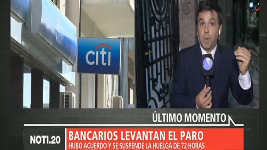Hubo acuerdo y se levantó el paro bancario
