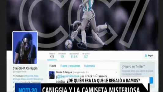 Caniggia y la camiseta misteriosa
