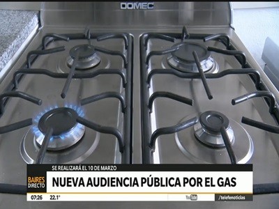 Nueva audiencia pública por otro aumento del gas