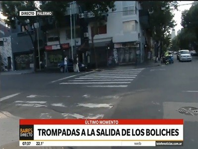 Trompadas a la salida de un boliche de Palermo