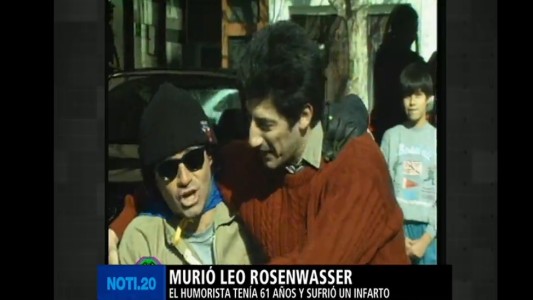 Dolor por la sorpresiva muerte del actor Leo Rosenwasser