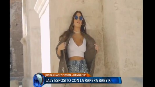 Laly Espósito con la rapera Baby K