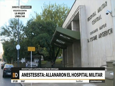 Caso del anestesista: allanaron el Hospital Militar