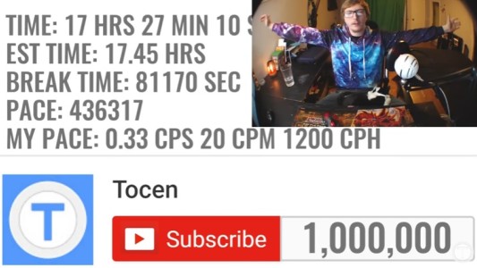 #YouTuber pasa 17 horas para conseguir el récord más absurdo de la historia