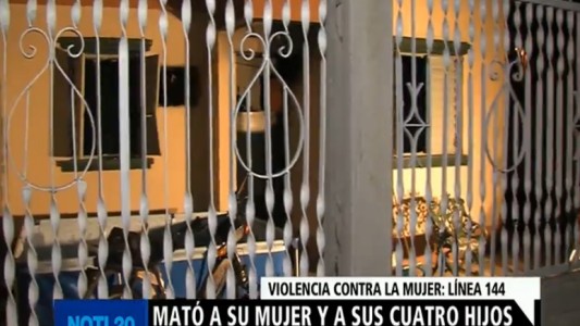 Santiago del Estero: mató a su mujer y a sus cuatro hijos
