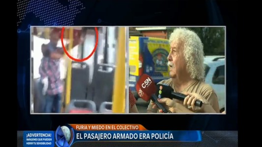 El colectivo del pánico: "Algunos pasajeros se tiraban"
