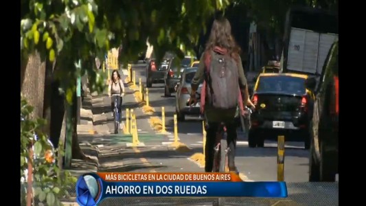 Más bicicletas en Buenos Aires: ahorro en dos ruedas