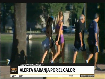 Alerta naranja: recomendaciones para enfrentar la ola de calor