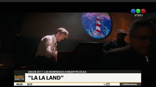 "La la land", la gran favorita para los Oscar