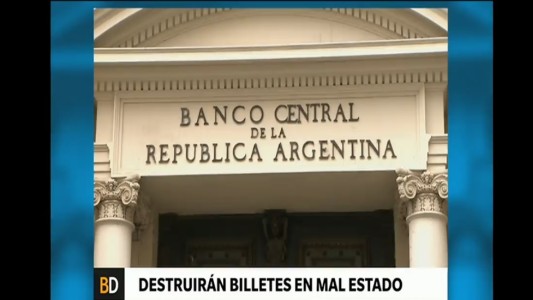 Destruirán billetes en mal estado por un valor que supera los 520 mil millones de pesos