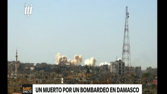 Un muerto por un bombardeo en Damasco