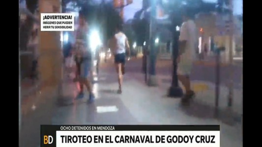 Ocho detenidos por un tiroteo en el carnaval de Godoy Cruz