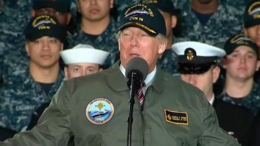 Trump dice que si Estados Unidos va a la guerra, será "para ganar"