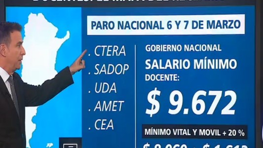 Docentes: el mapa del reclamo