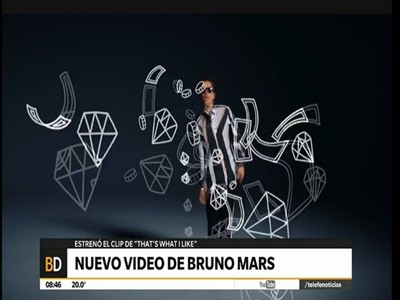 Bruno Mars lanzó el video animado 'That’s What I Like'