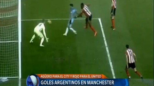 Goles argentinos en el Manchester