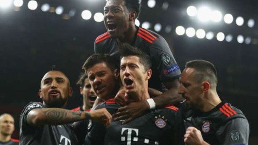 Champions: Bayern Munich humilló al Arsenal y liquidó la serie por 10-2