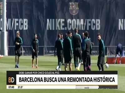 Barcelona busca una remontada histórica