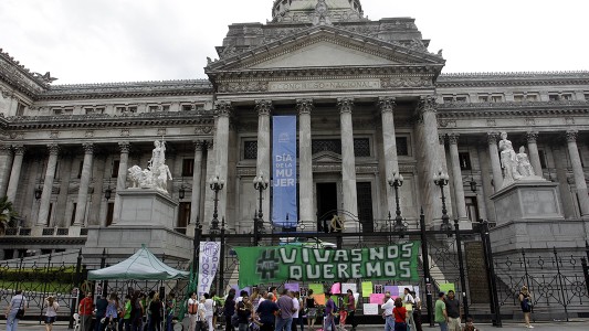 Movilización por el #ParoDeMujeres