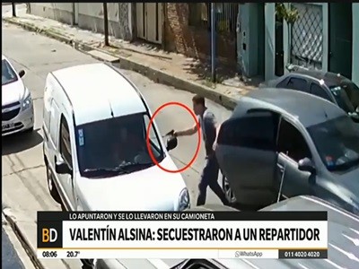 Secuestraron a un repartidor en Valentín Alsina