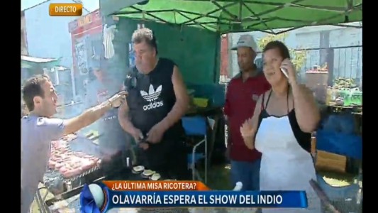 Así espera Olavarría al Indio Solari