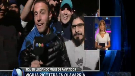 Vigilia ricotera en Olavarría