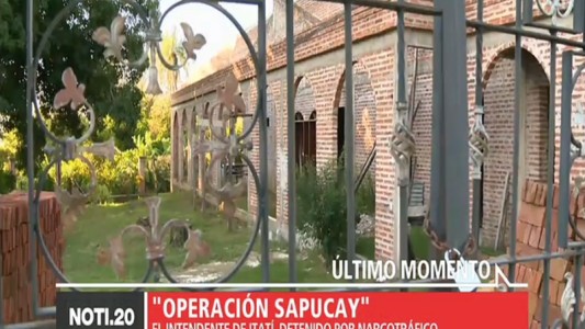 Detienen por narcotráfico al intendente y vice de la localidad correntina de Itatí