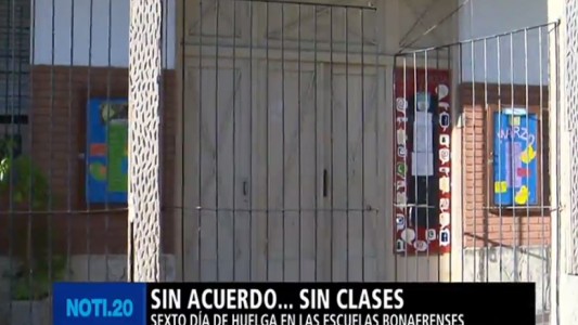 Los docentes bonaerenses siguen de paro hasta el viernes