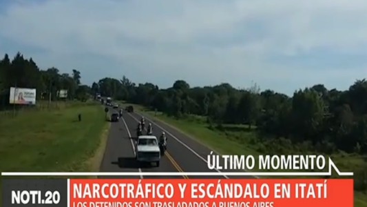 Itatí: así trasladan a los detenidos