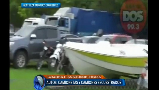 Incautaron 72 vehículos de la banda narco en Itatí