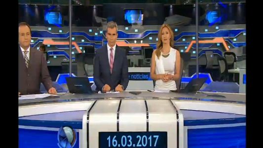 Telefe Noticias a las 12 / Bloque 1 / 16/03/2017