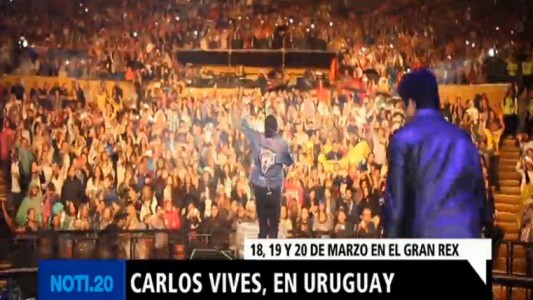 Carlos Vives, en Uruguay