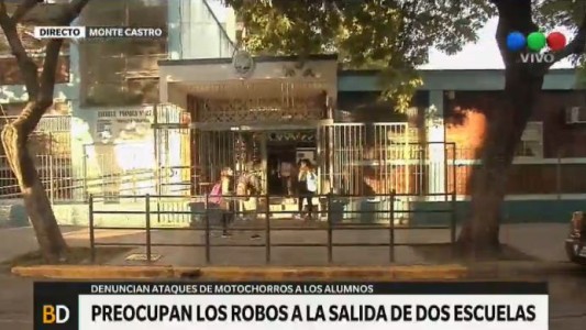 Preocupan los robos a los alumnos de Monte Castro y Versailles