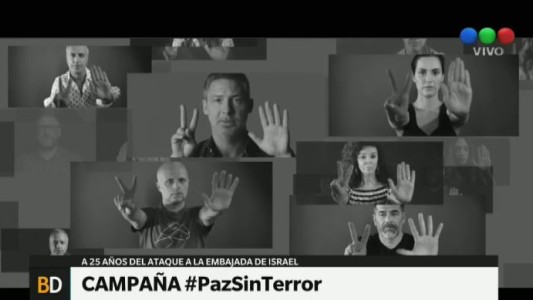 A 25 años del atentado a la Embajada de Israel, lanzan la campaña #PazSinTerror