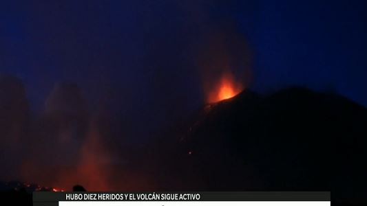Nueva erupción del volcán Etna