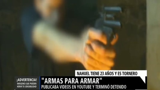 Enseñaba a fabricar armas por YouTube y terminó detenido